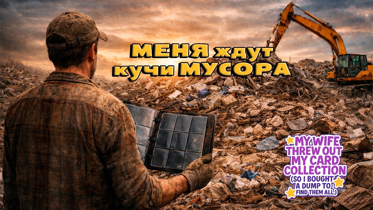 УБИРАЕМ горы МУСОРА | My Wife Threw Out My Card Collection ⭐ (Серия 1)