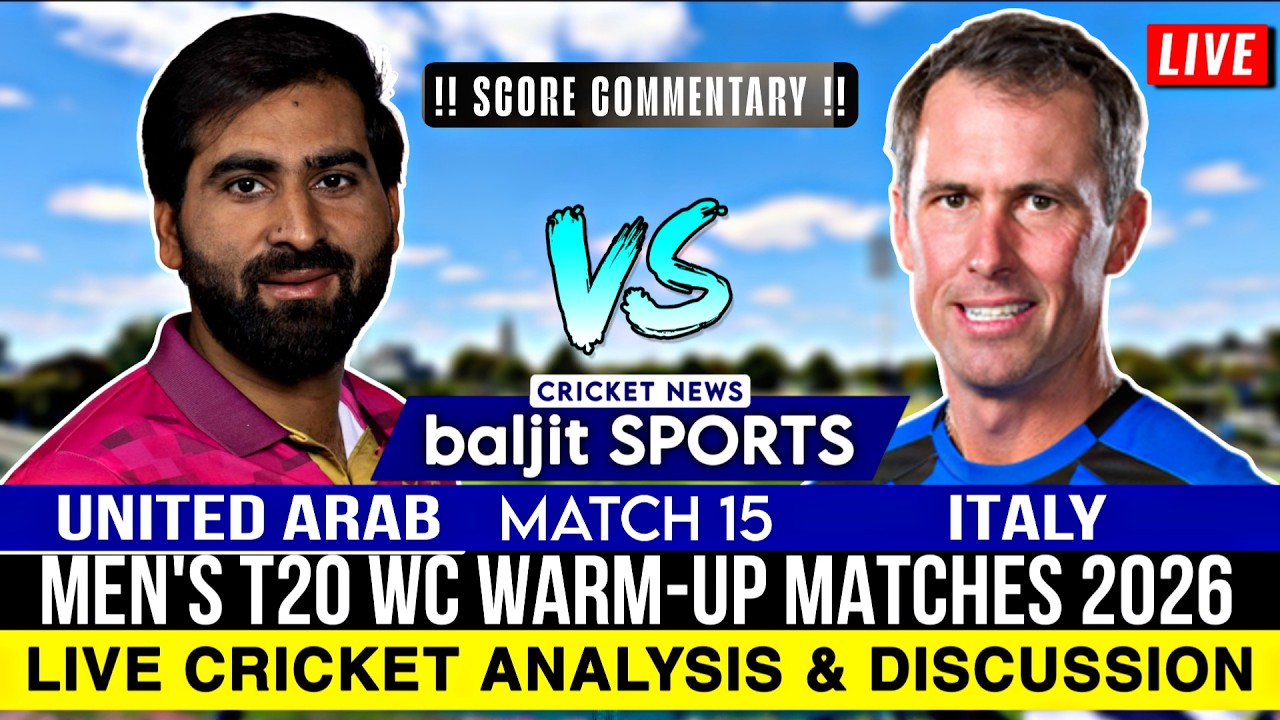 🔴 Live | Italy vs United Arab Emirates Live | ITA vs UAE | Score Commentary