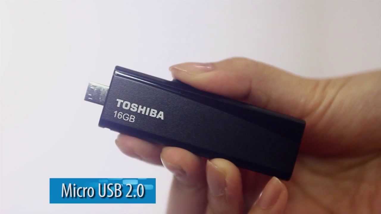 Toshiba USB3.0 Flash Drive Duo (for Smartphones and PC)