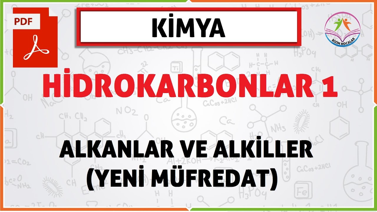 ALKANLAR 1 (2020 AYT)(ALKANLAR VE ALKİLLER)(YENİ MÜFREDAT)(HİDROKARBONLAR)