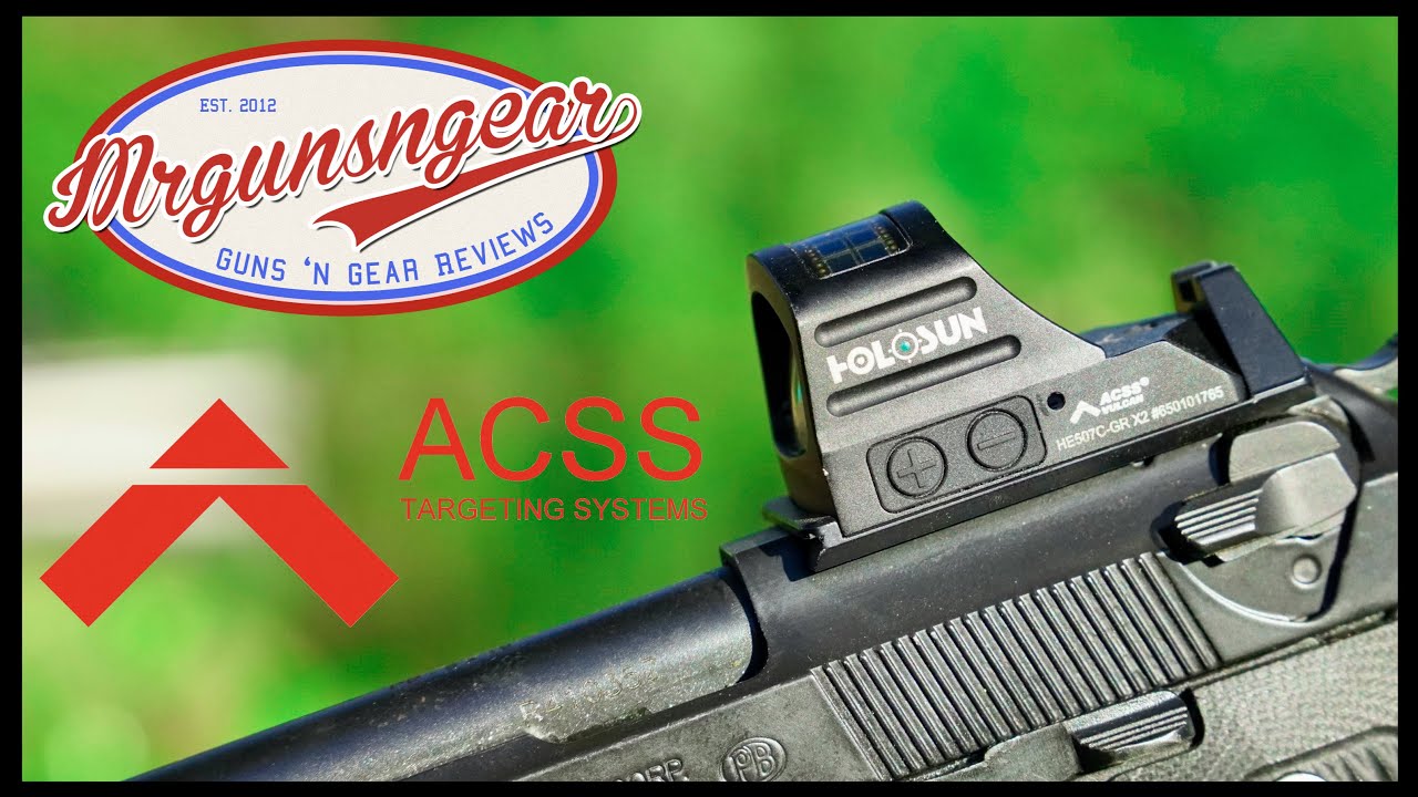 Primary Arms Holosun 507C Green Dot Optic With ACSS Auto Correcting Reticle