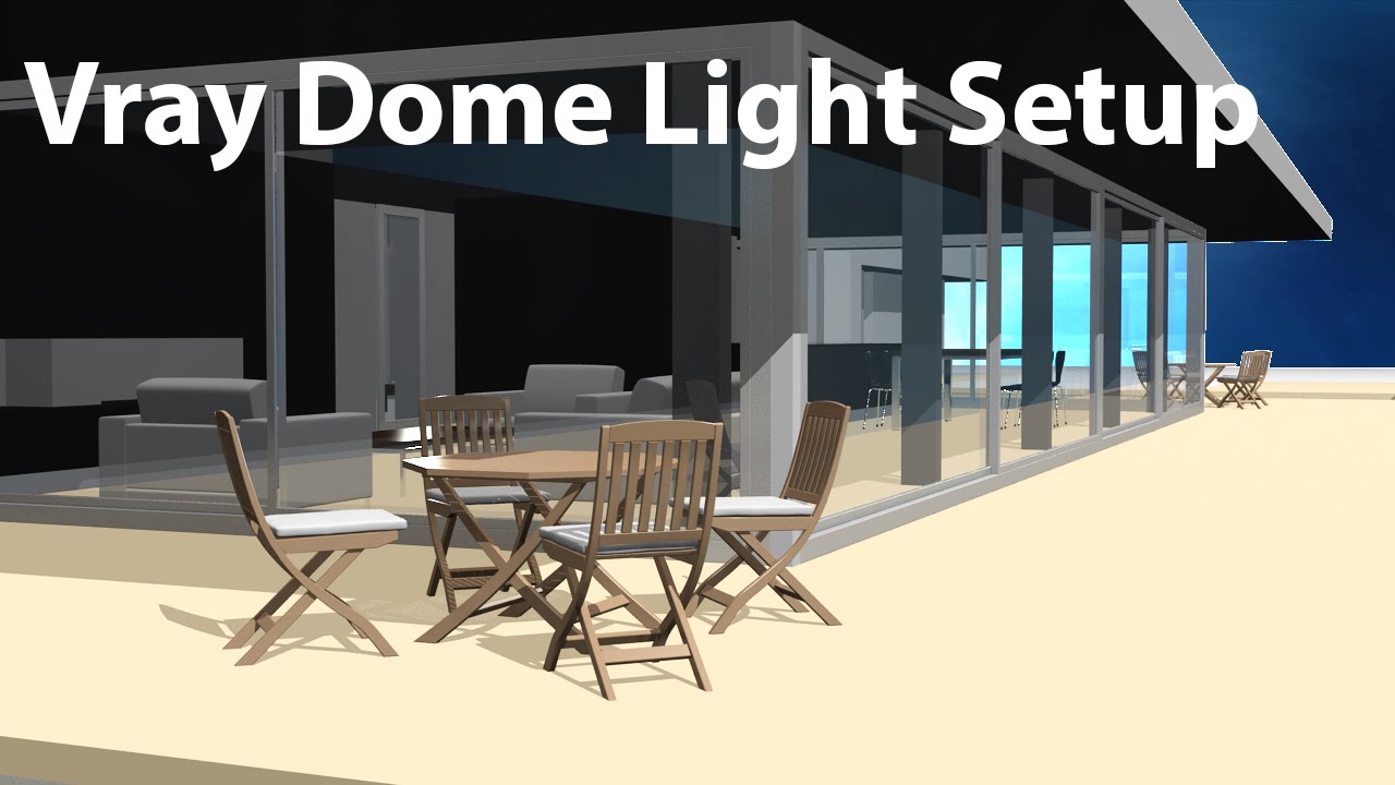 Vray Light Dome Setup Video