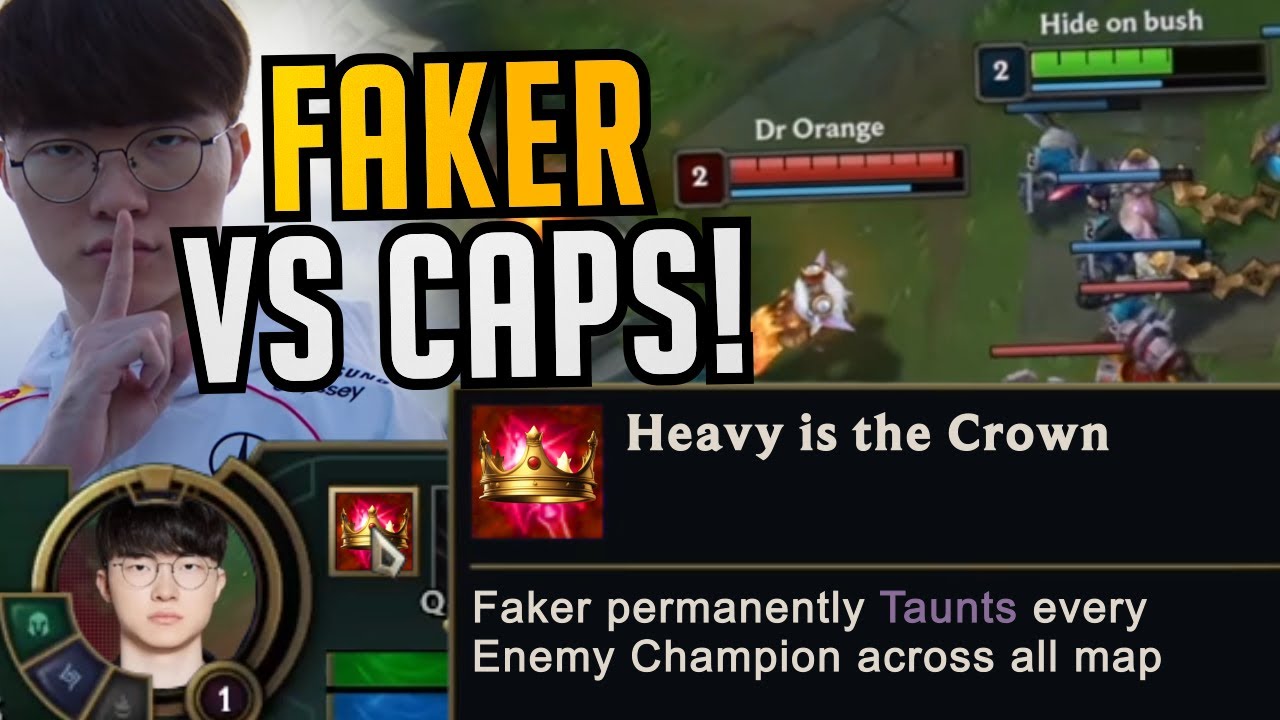 T1 Faker Plays VS G2 Caps in SoloQ ft. @sinerias1229  - KR Pros in EUW SoloQ Best ofHighlights