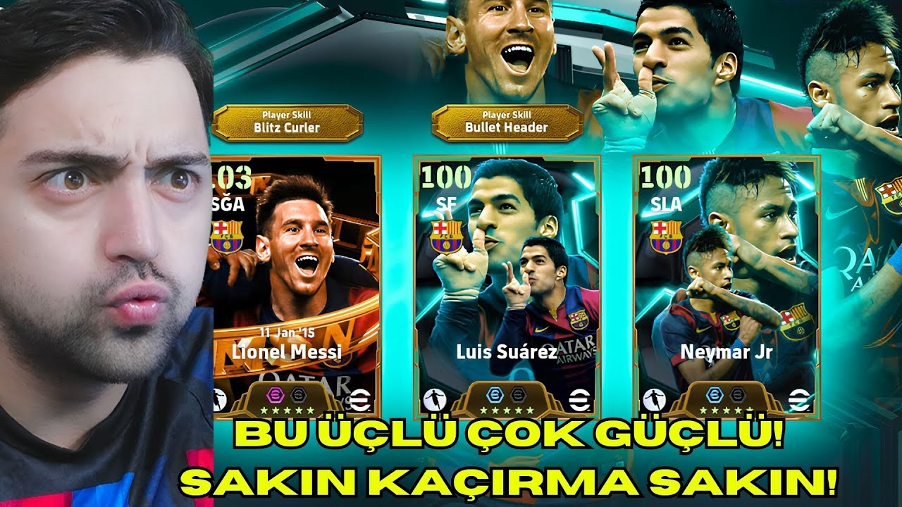 UZAYLI MESSİ GELDİ ! 108 BOMBACI HİLELİ MESSİ KARTI VE MSN EKİBİ ! EFOOTBALL 2025 TOP AÇILIMI
