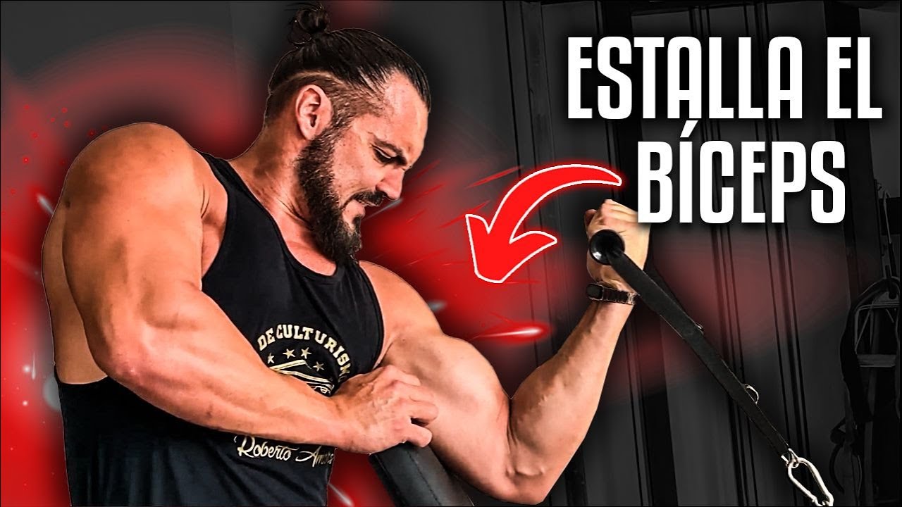 BÍCEPS ENORMES con estos 3 EJERCICIOS 🔥