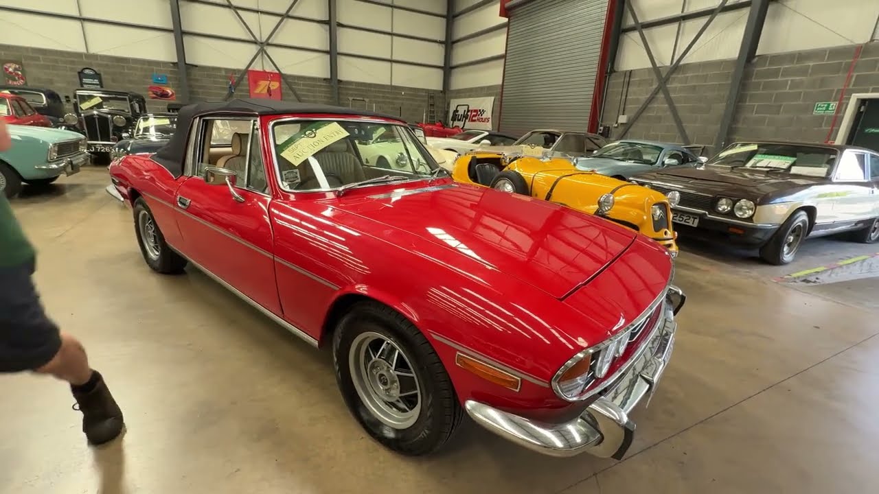 TRIUMPH STAG AUTO Z 1973 ROKU | MATHEWSONS CLASSIC CARS | AUKCJA: 3, 4 I 5 WRZEŚNIA 2025 R.