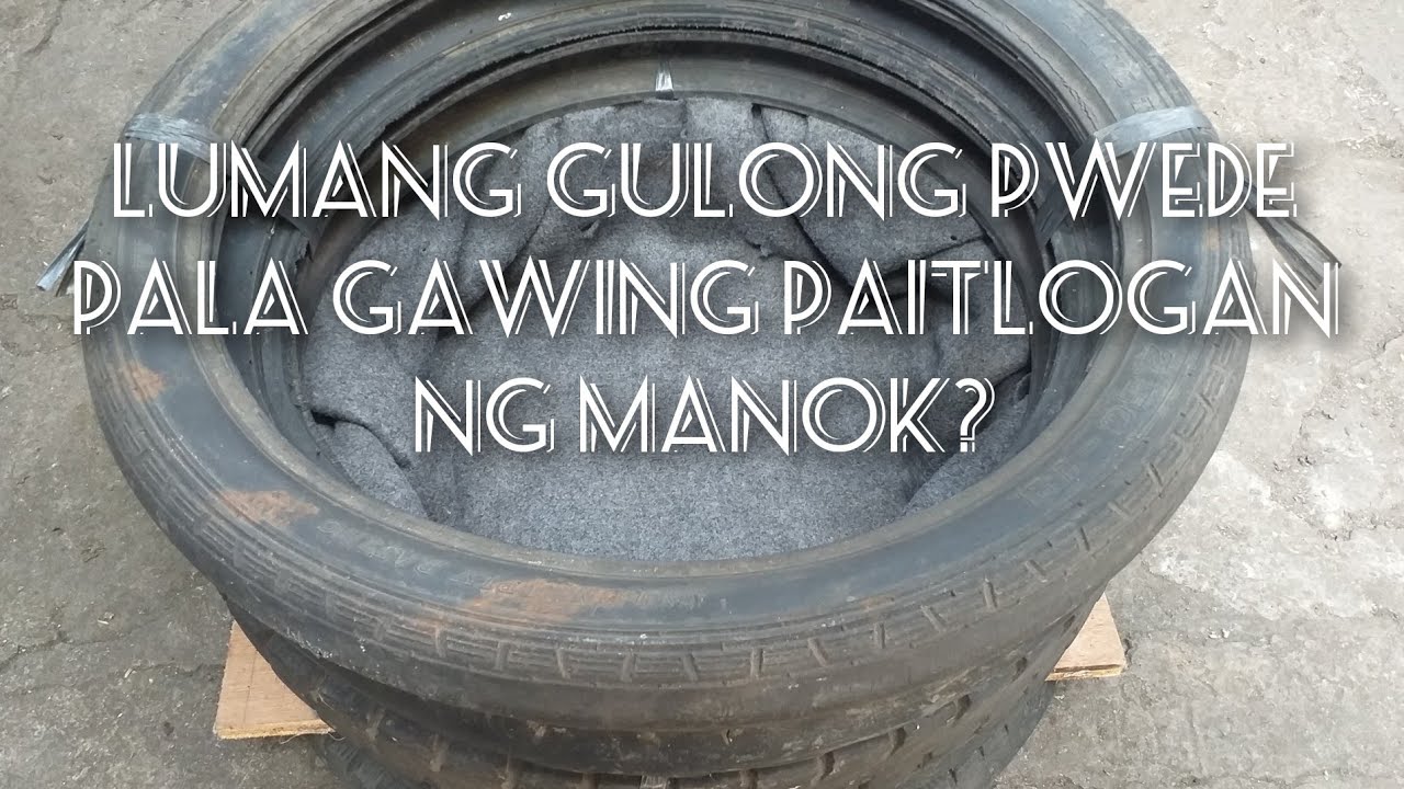 How to make Chicken nest using tires // panu gumawa ng paitlogan ng manok gamit ang lumang gulong