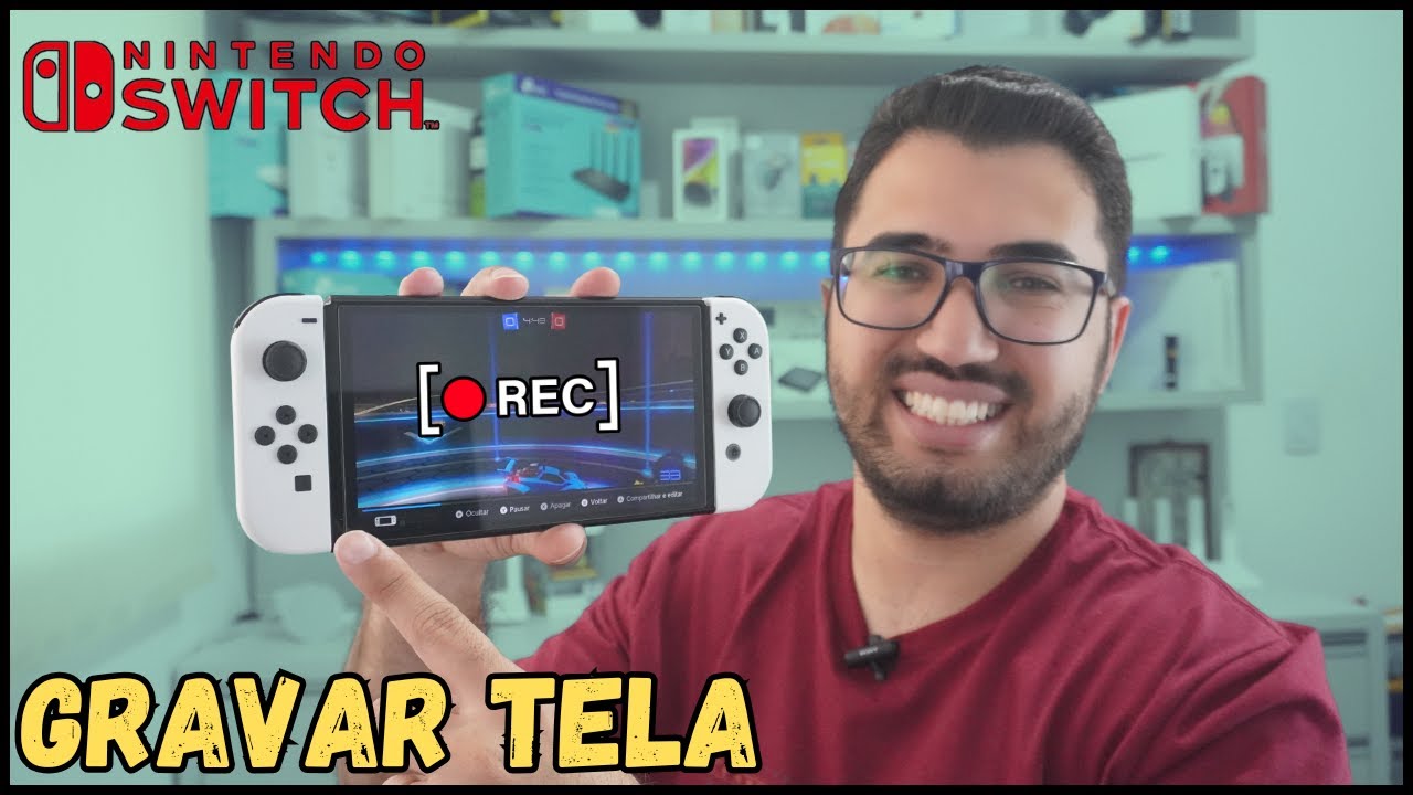 Como GRAVAR a TELA do Nintendo Switch - Passo a Passo!