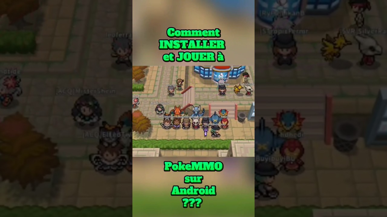 Tuto : Comment installer PokeMMO sur ANDROID #pokemon #fangame #pokemmo #tuto