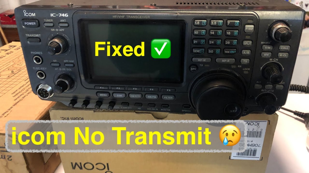 Cleaning Up The Other Guy's Work, IC-746 Stopped Transmitting