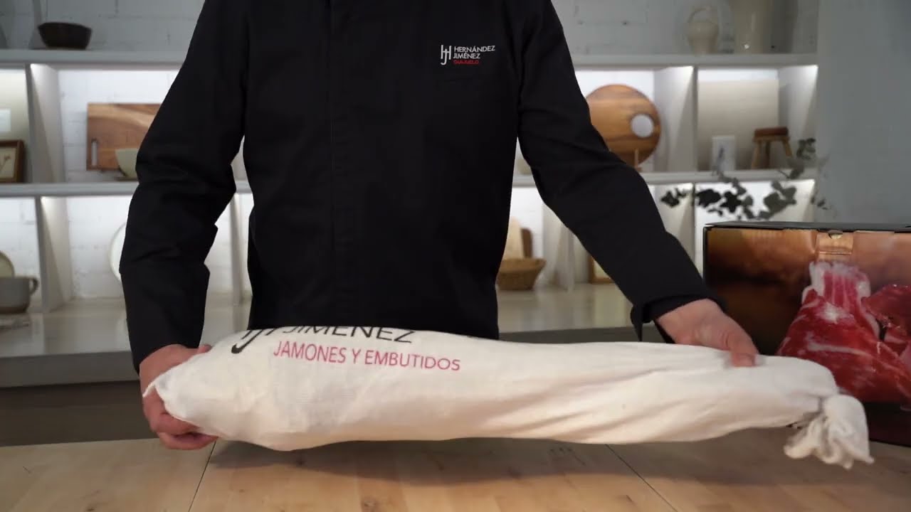 Unboxing de un gran Jamón cebo campo 75 % raza iberica D.O. Guijuelo- jamonarea
