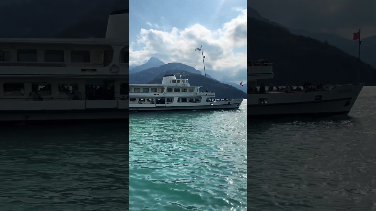 Vierwaldstätter See - Switzerland 🇨🇭 #4k #travel #switzerland #summer #nature #ship