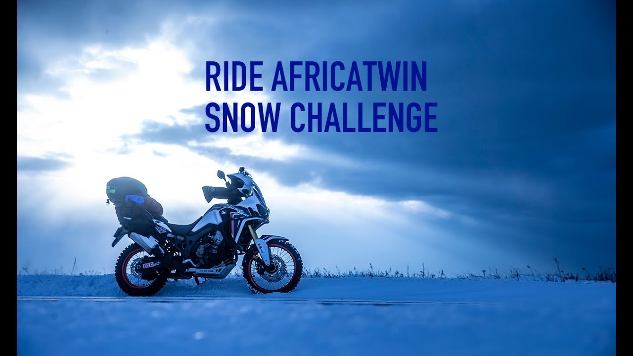RIDE AFRICATWIN snow challenge