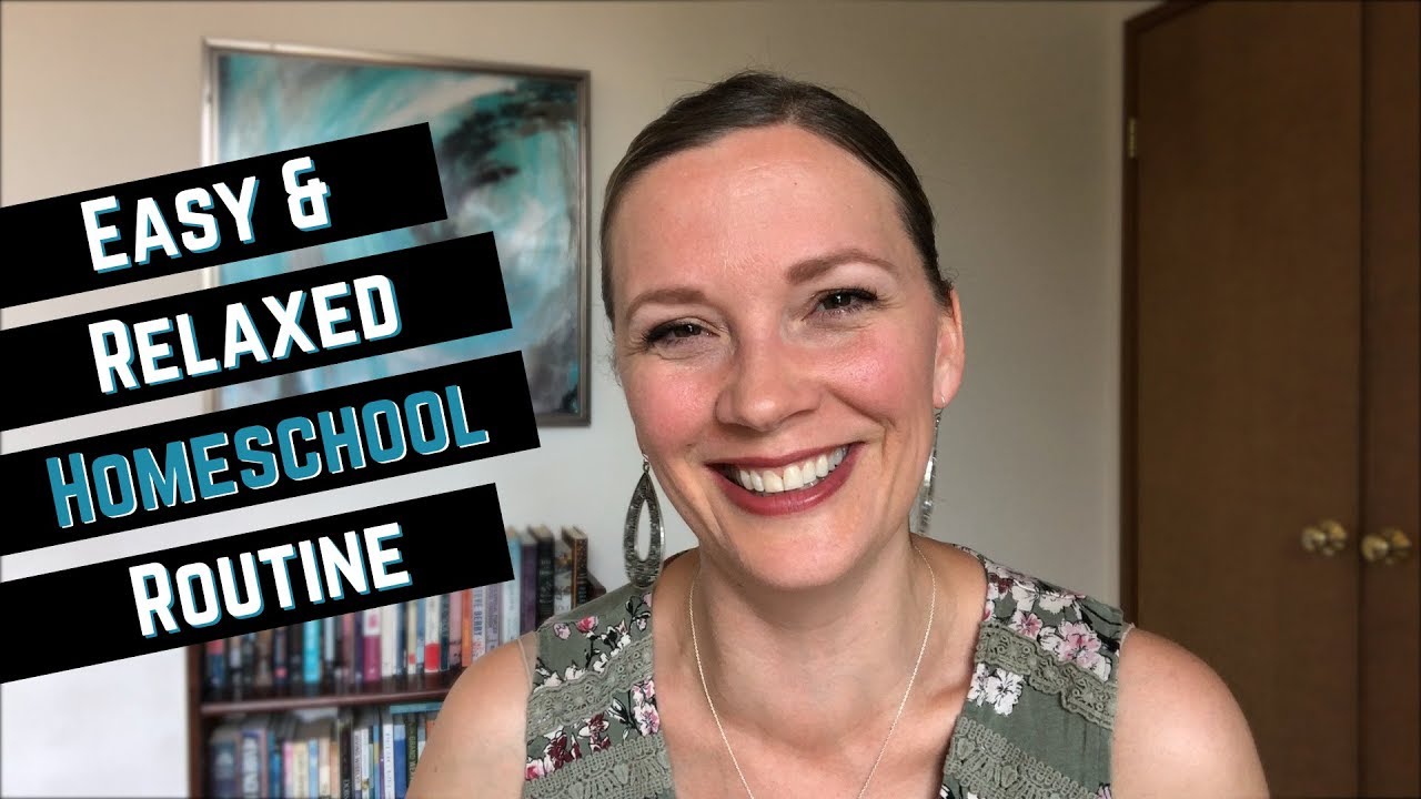 Easy HOMESCHOOL ROUTINE | Daily Homeschool Routine 4 KIDS