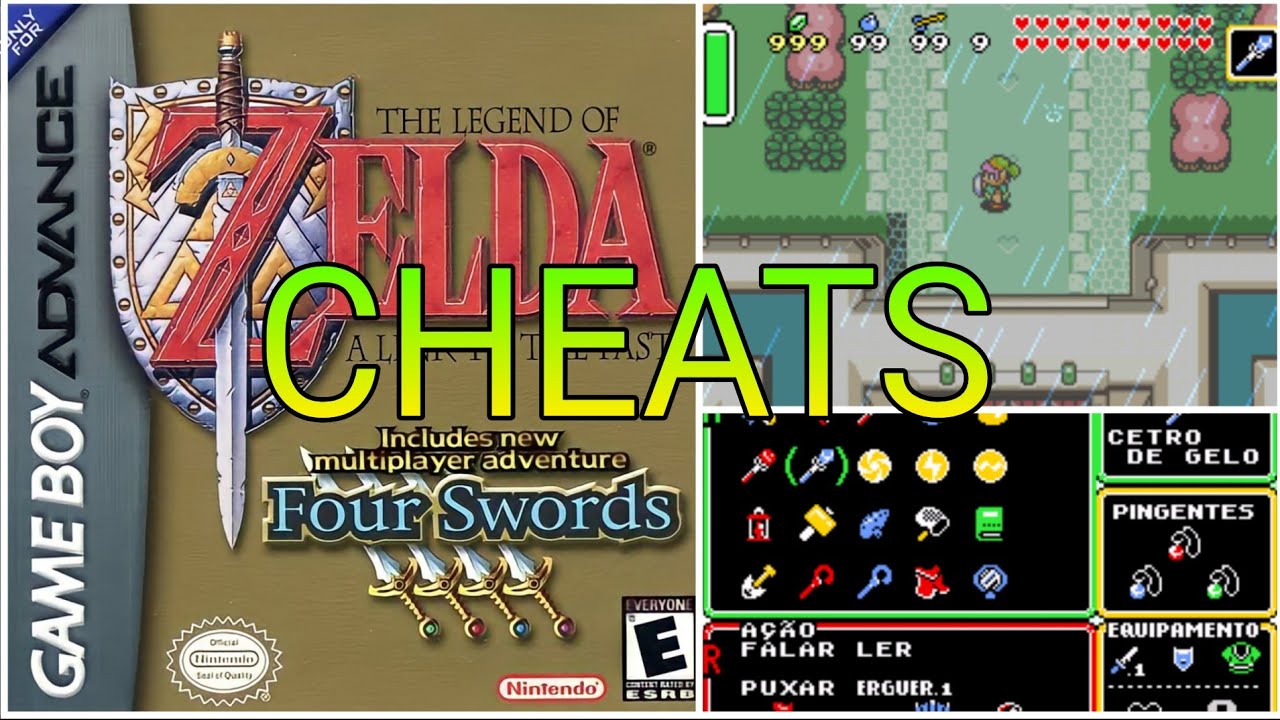 CHEATS THE LEGEND OF ZELDA A LINK TO THE PAST GBA