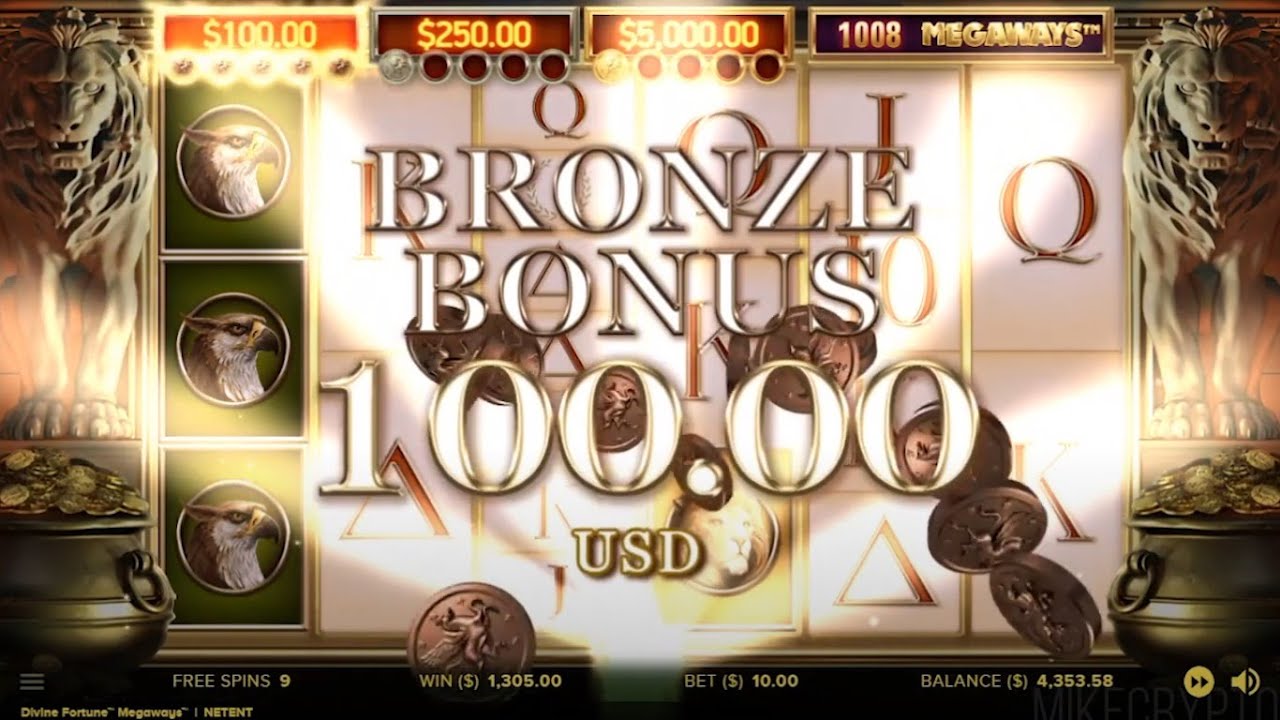 Divine Fortune Megaways - Took forever to land this! High stakes crypto gambling