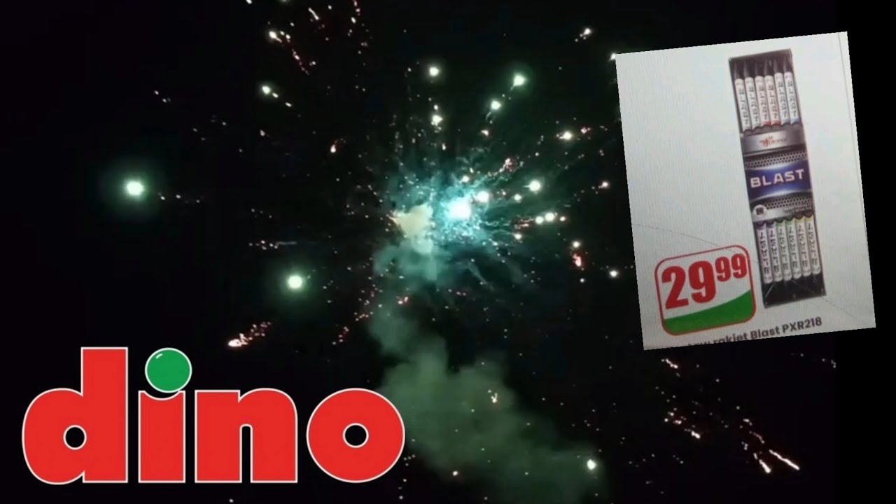 BUDŻETOWE RAKIETKI Z DINO Rakiety Blast Piromax Fajerwerki | Market Dino Sylwester 2025/2026