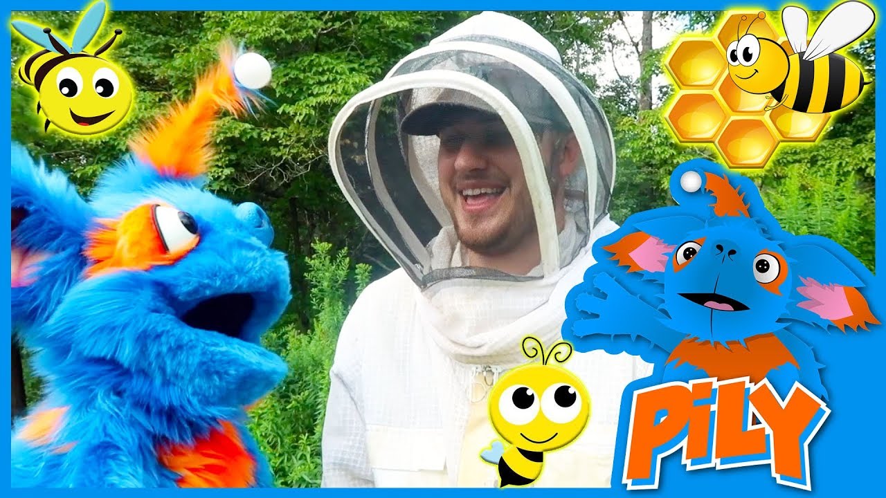 How Do Bees Make Honey? | Pily Learns about Bees at Taras Kul Farm | Educational Video for Kids