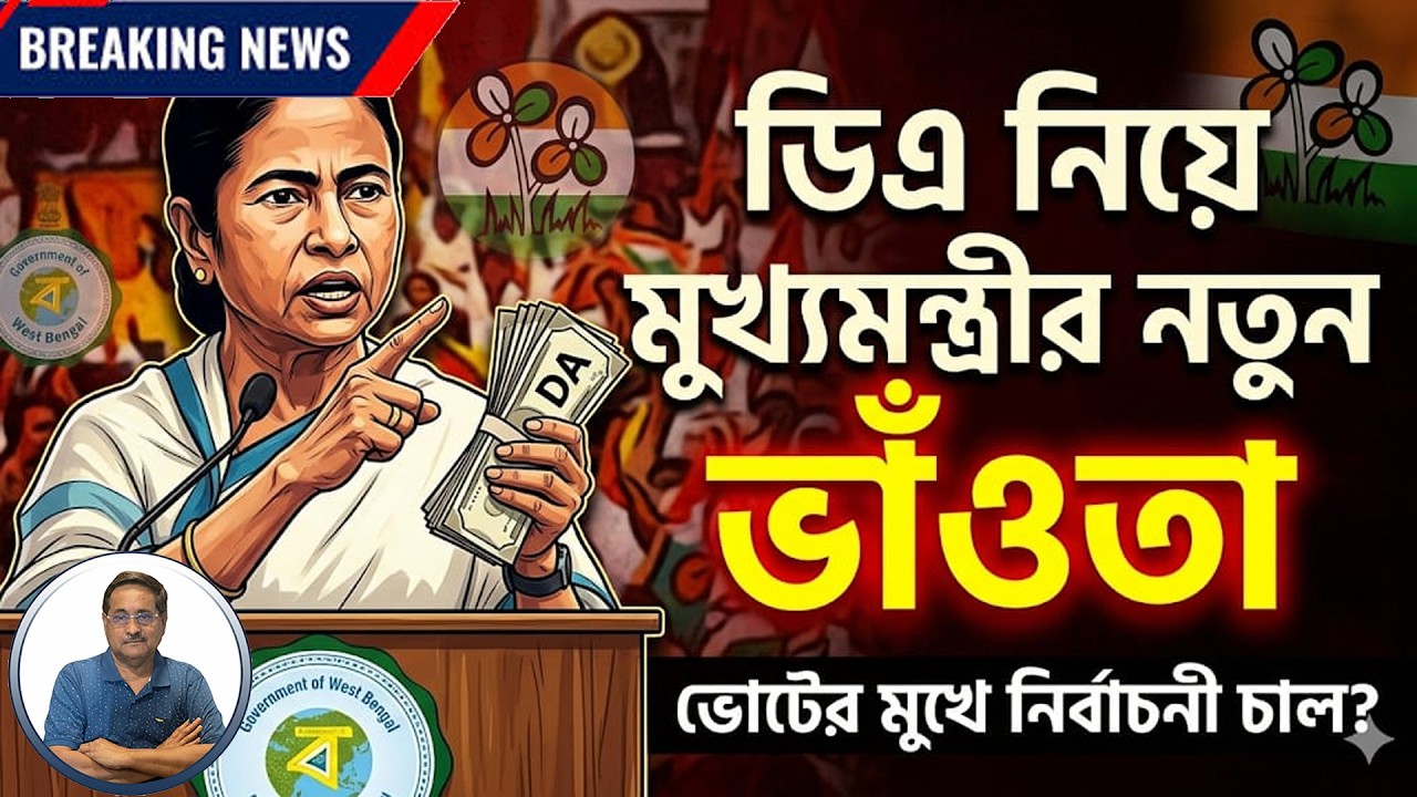 বিদায়ের আগে ডিএ নিয়ে ভাঁওতার প্রতিশ্রুতি কিভাবে দিলেন মমতা