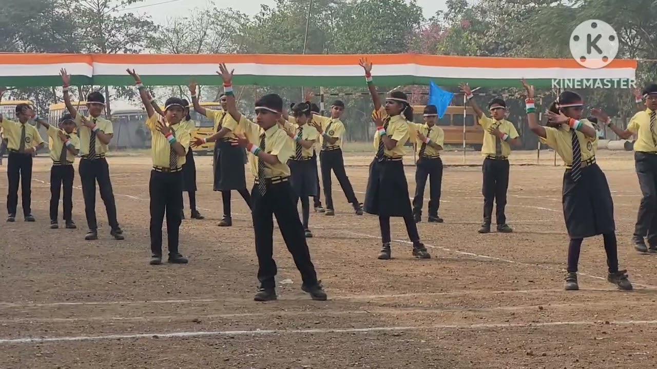 Republic day dance performance 2026 Std 3rd sai somvanshi 