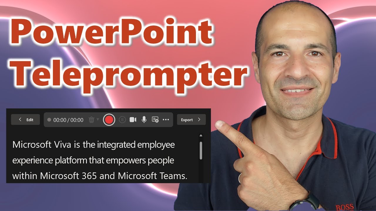 Как использовать телесуфлер в PowerPoint