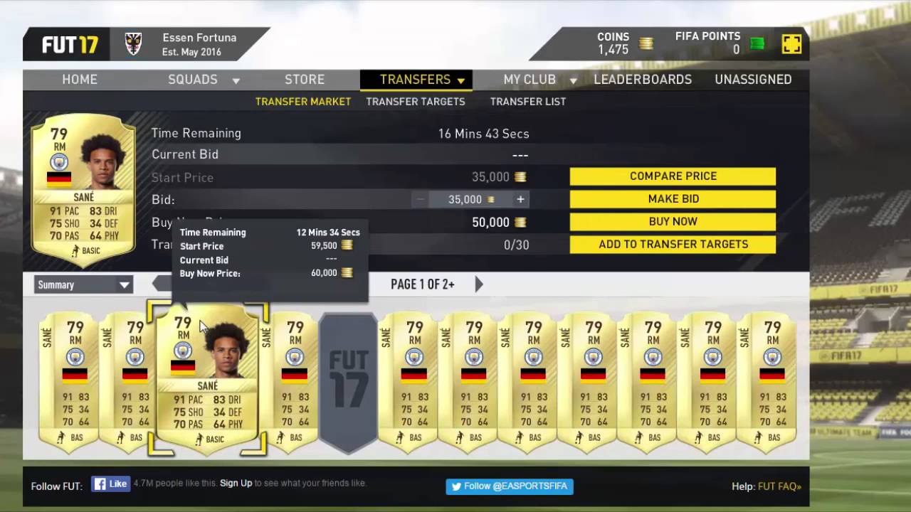 FIFA 17 WEB APP! SOME OF THE BEST PREMIER LEAGUE PLAYERS TO TRADE WITH!