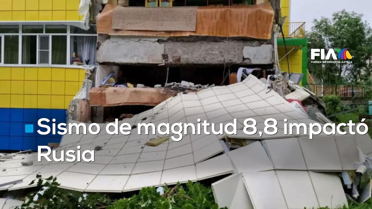 ¡Terremoto en Rusia! Sismo de 8.8  en la península de Kamchatka activó la alerta de tsunami