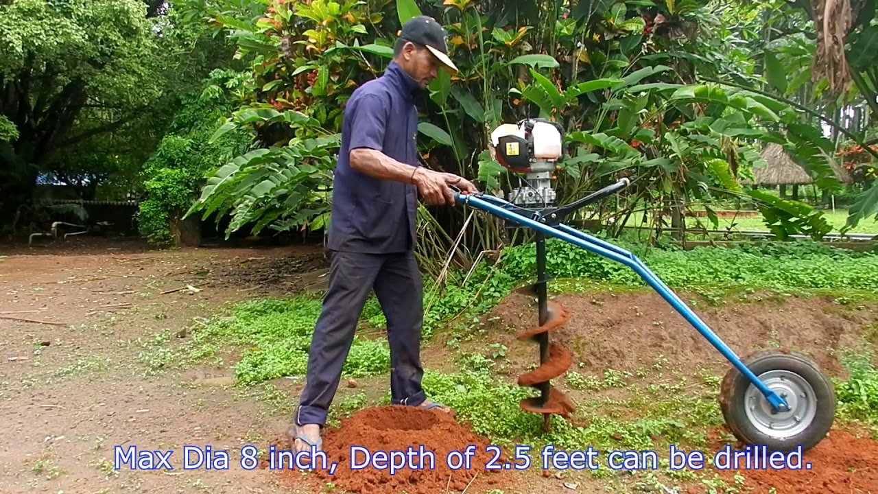 Earth Auger-Trolley Mounted
