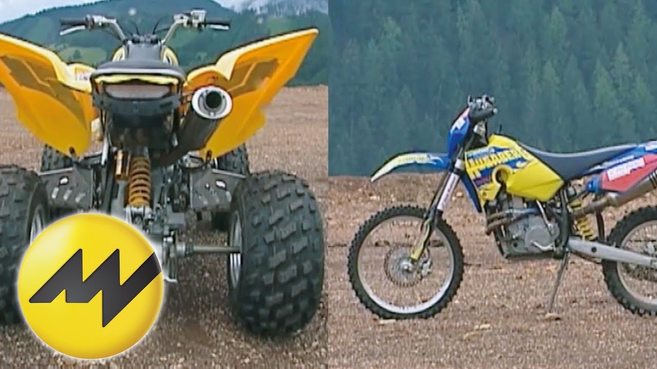 Offroad-Vergleich: Motocross-Motorrad vs. Quad