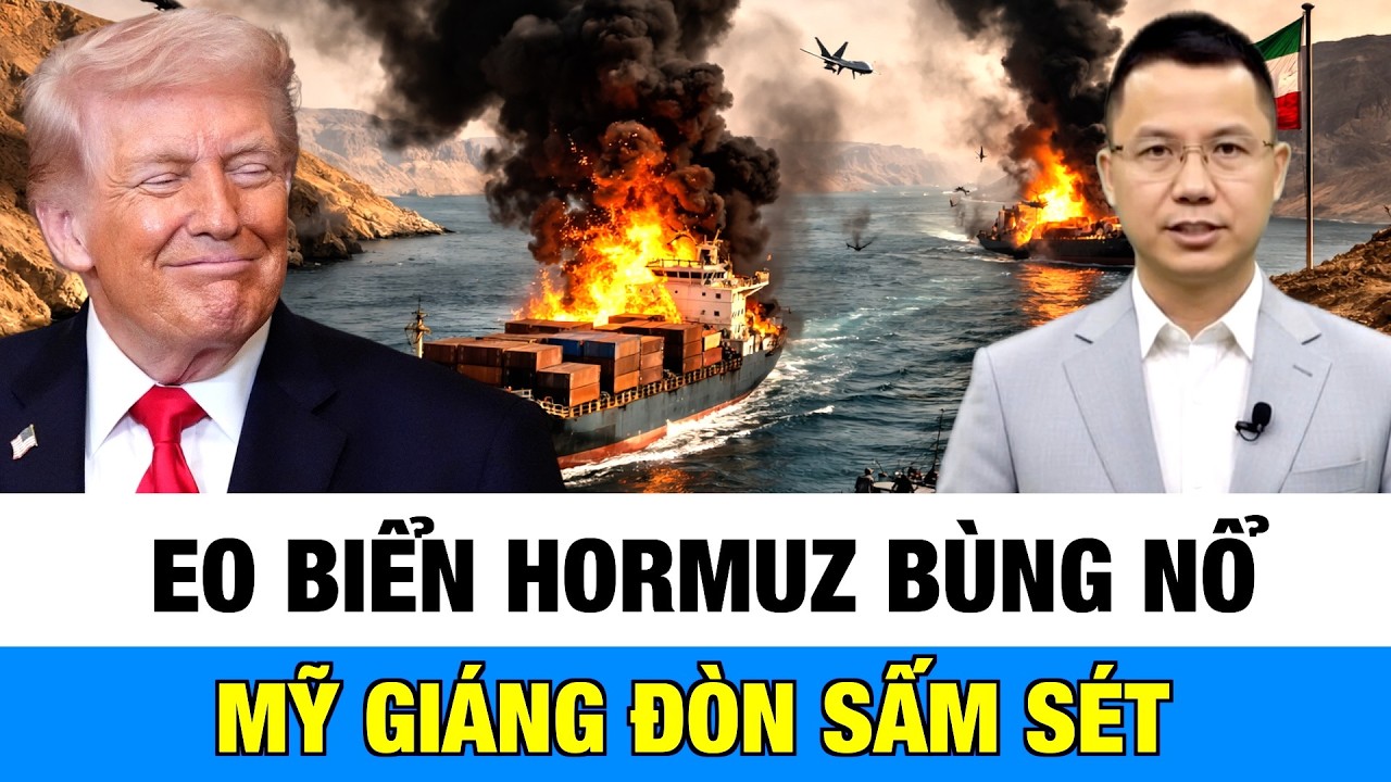 IRAN ĐÁNH VÀO HORMUZ – MỸ TRẢ ĐŨA NGAY LẬP TỨC, HÀNG LOẠT TÀU CHIẾN BỊ XÓA SỔ