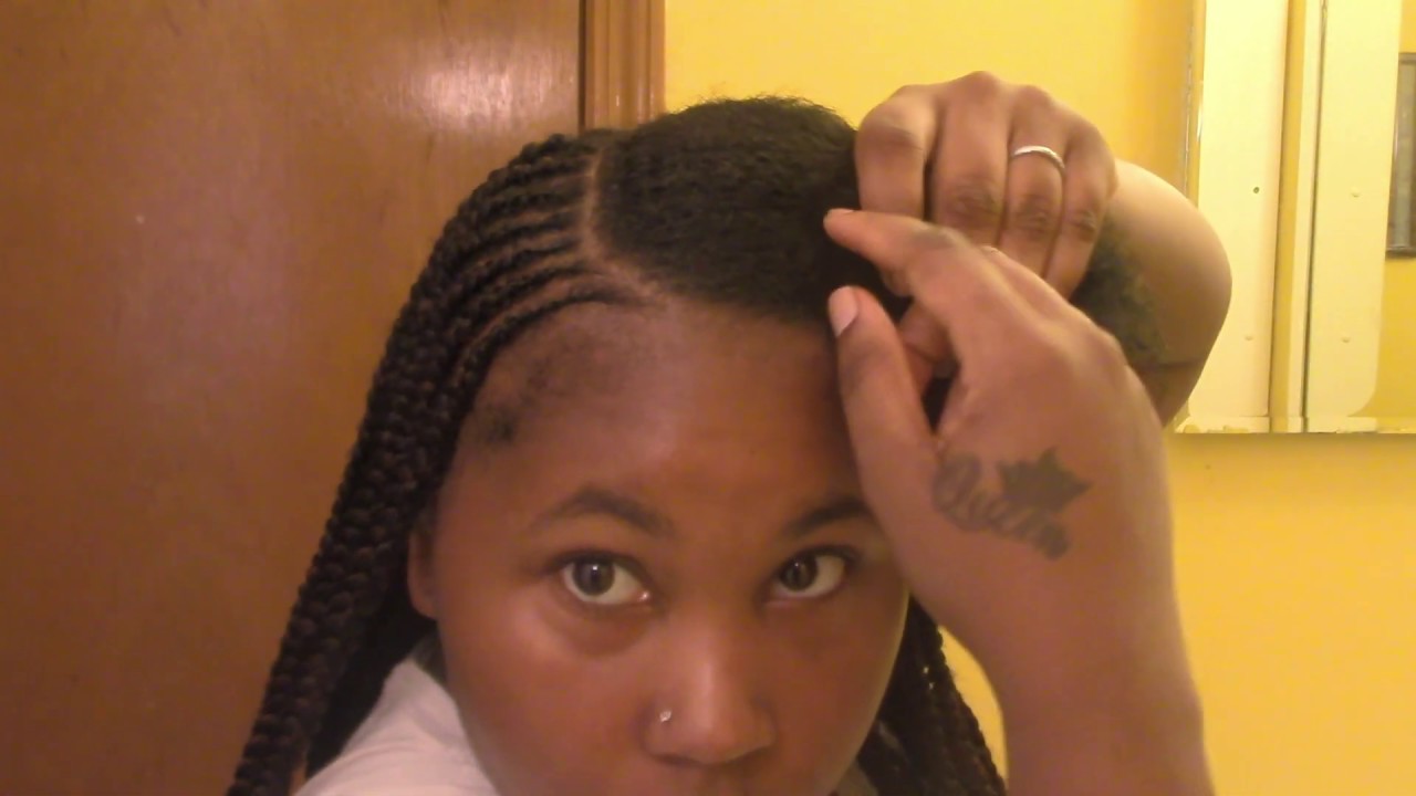 I DID MY OWN TRIBAL BRAIDS