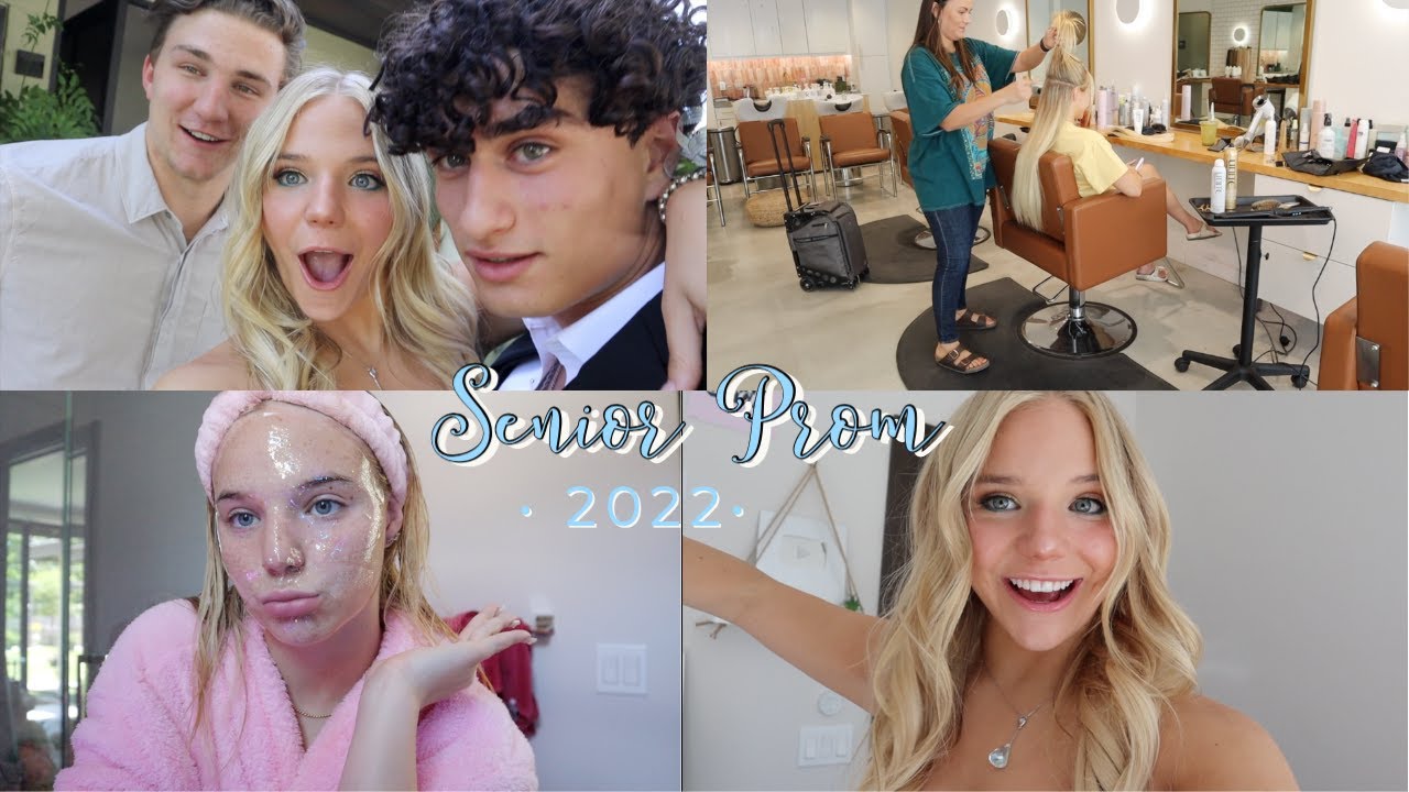 Get Ready With Me For My SENIOR PROM!!