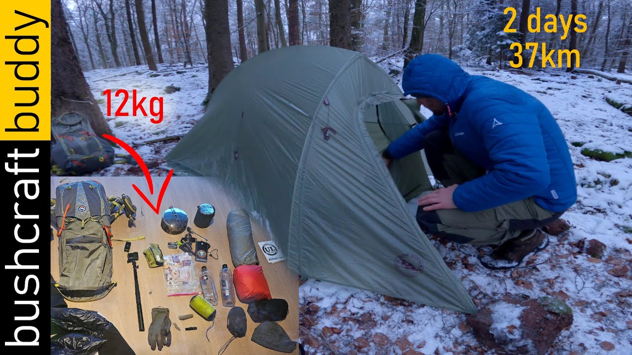 Ultralight-Gear Winter-Hiking and Bushcraft | Big Agnes Fly Creek HV UL2 & Lost Ranger 3N1