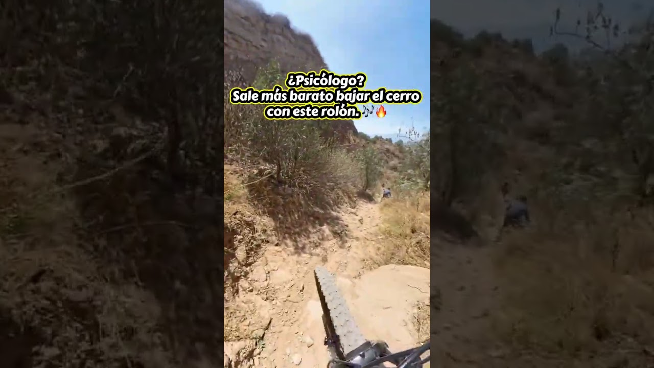 psic&oacute;logo o bajar cerr&oacute;?  #mtb #shimano #sram #specialized #redbull #trek #ciclismo #shorts #enduro