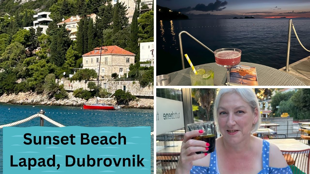 Exploring Lapad, Sunset Beach, and Cave Bar in Dubrovnik, Croatia