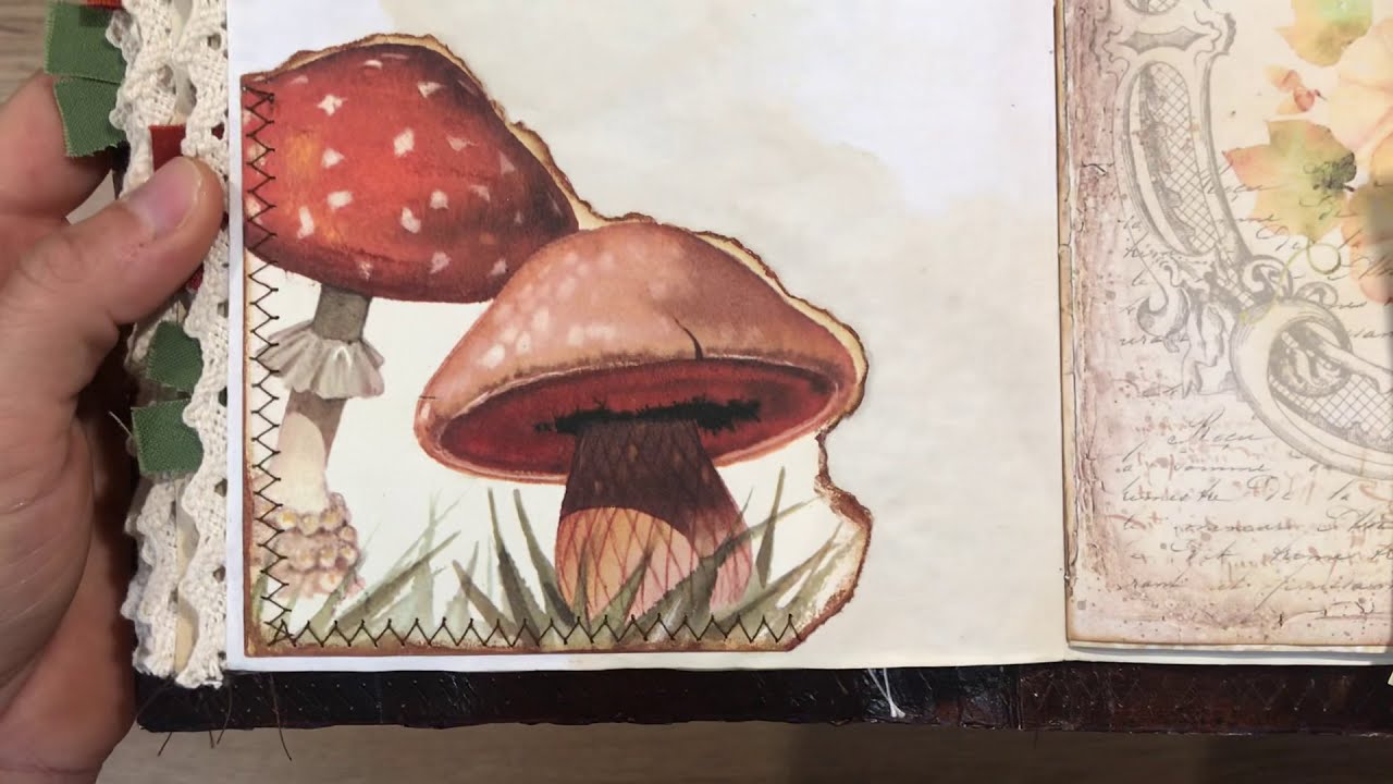 présentation junk journal sur le thème de l’automne
