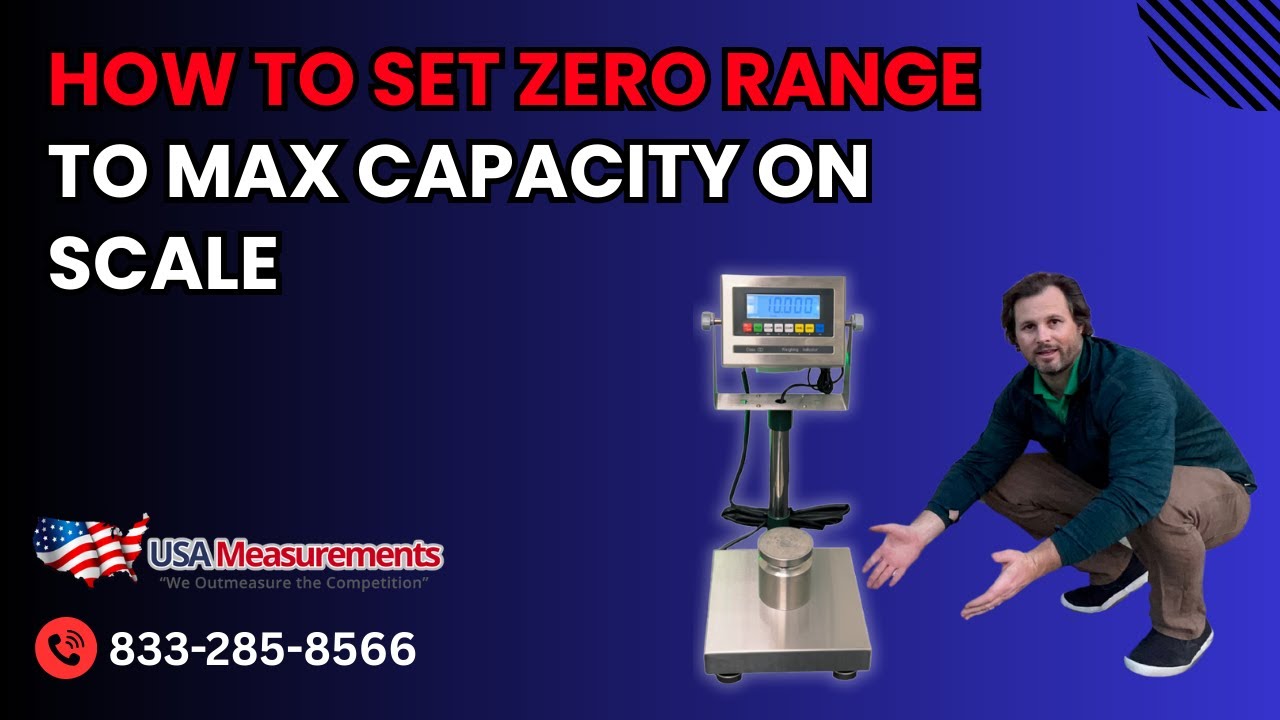 How to Set Zero Range to Max Capacity on Your Scale | Avoid Error Codes Easily