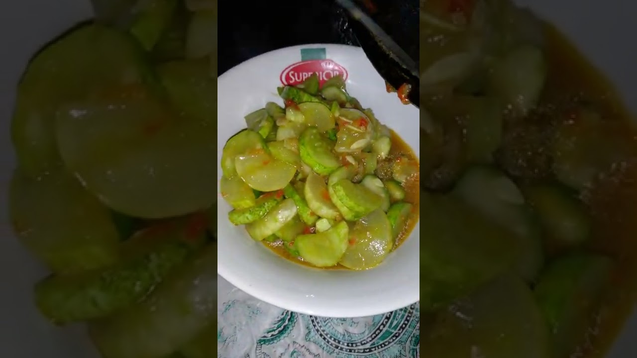 Masak oseng timun🥒🌶️🤤