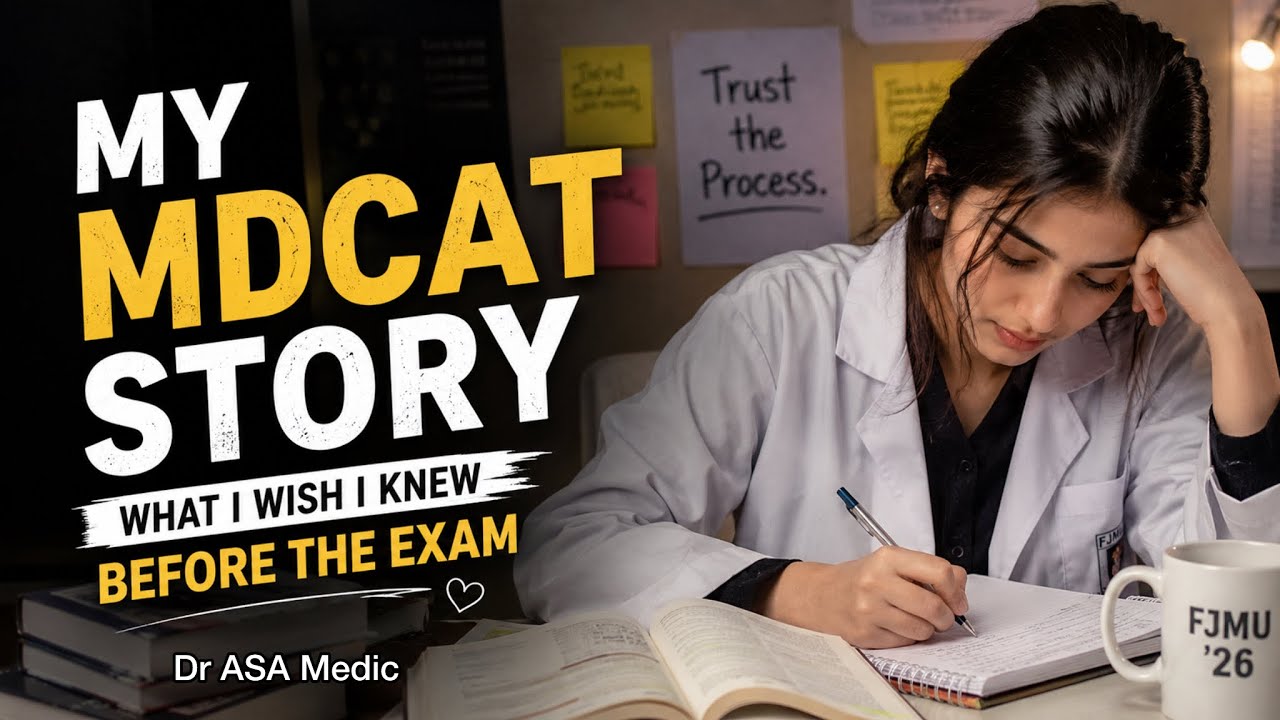 My MDCAT Story | What I Wish I Knew Before the MDCAT Exam | Real Lessons Every MDCAT Student Needs