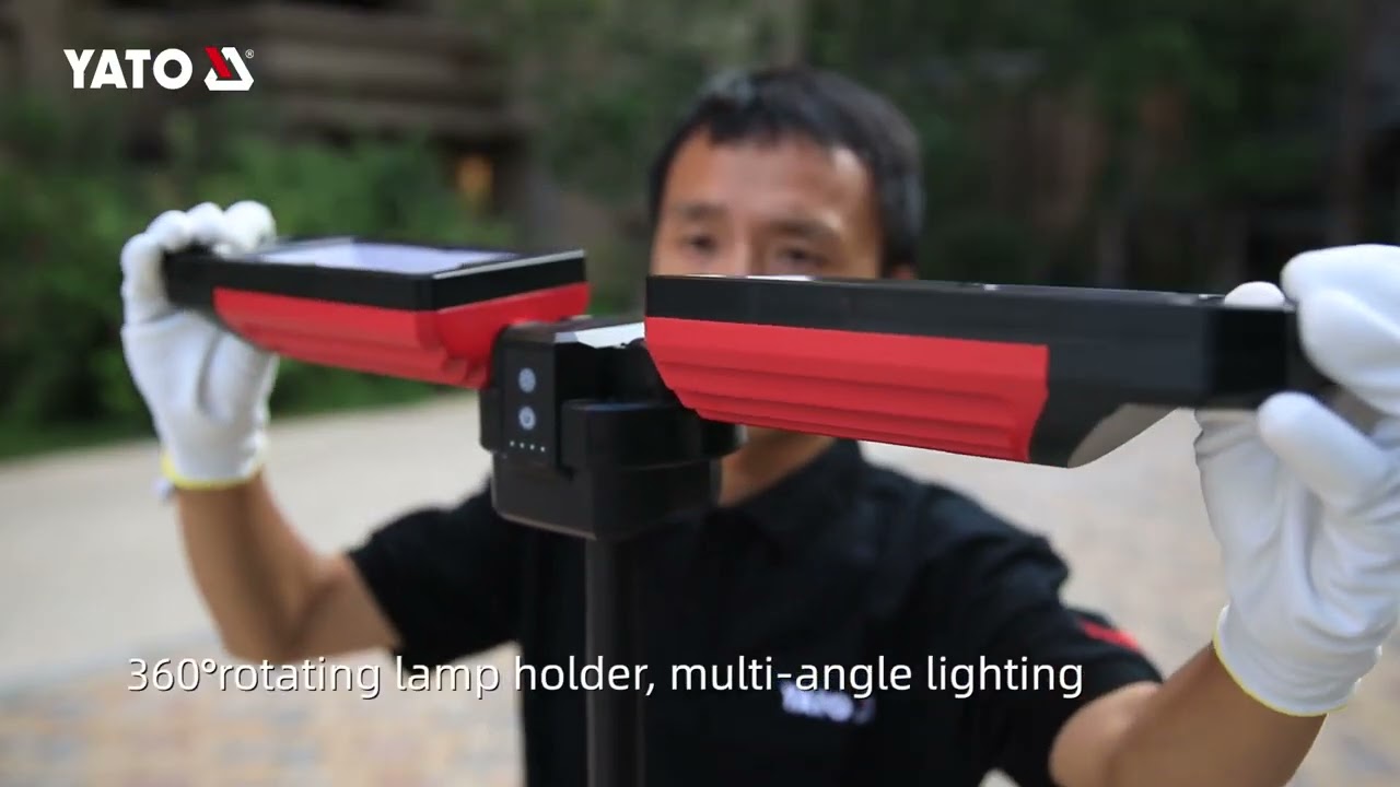 Yato akkus állványos LED dupla reflektor 5000 lumen YT-81811