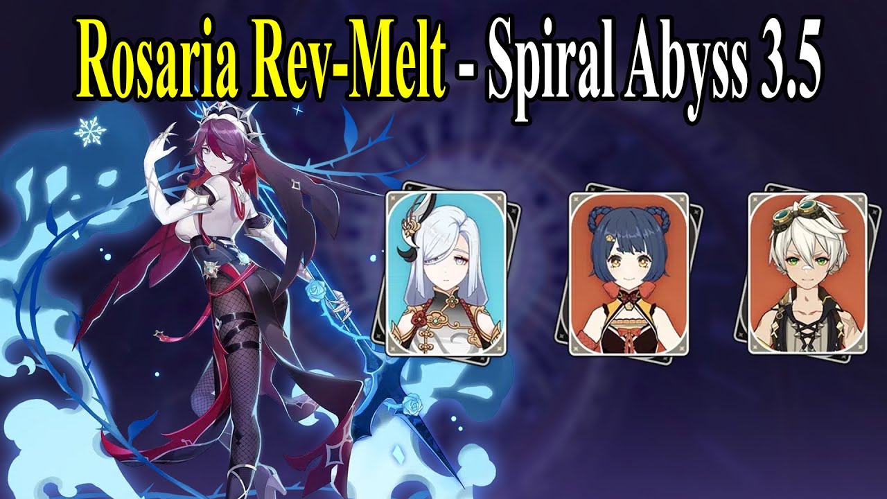 [Genshin Impact] | Rosaria Reverse-Melt - Spiral Abyss 3.5 | First Half - Floor 12