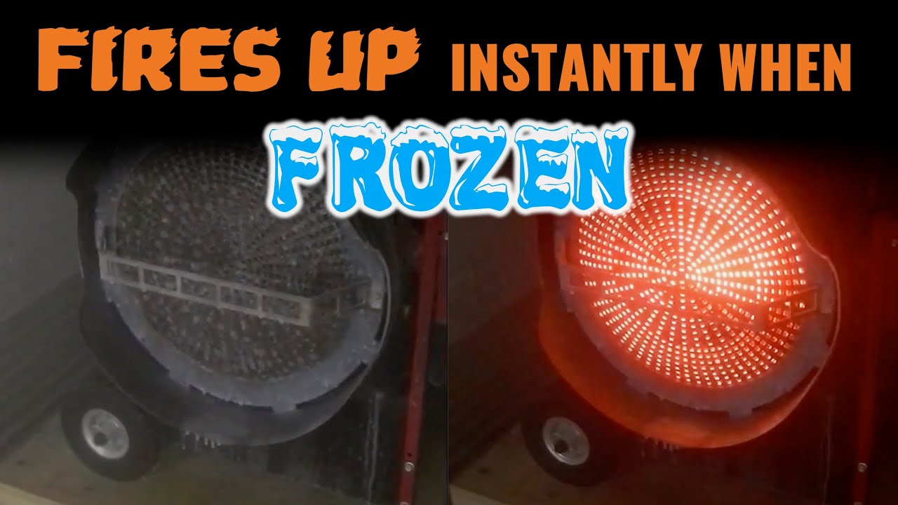 SunFire Heater - Starts Instantly When Frozen