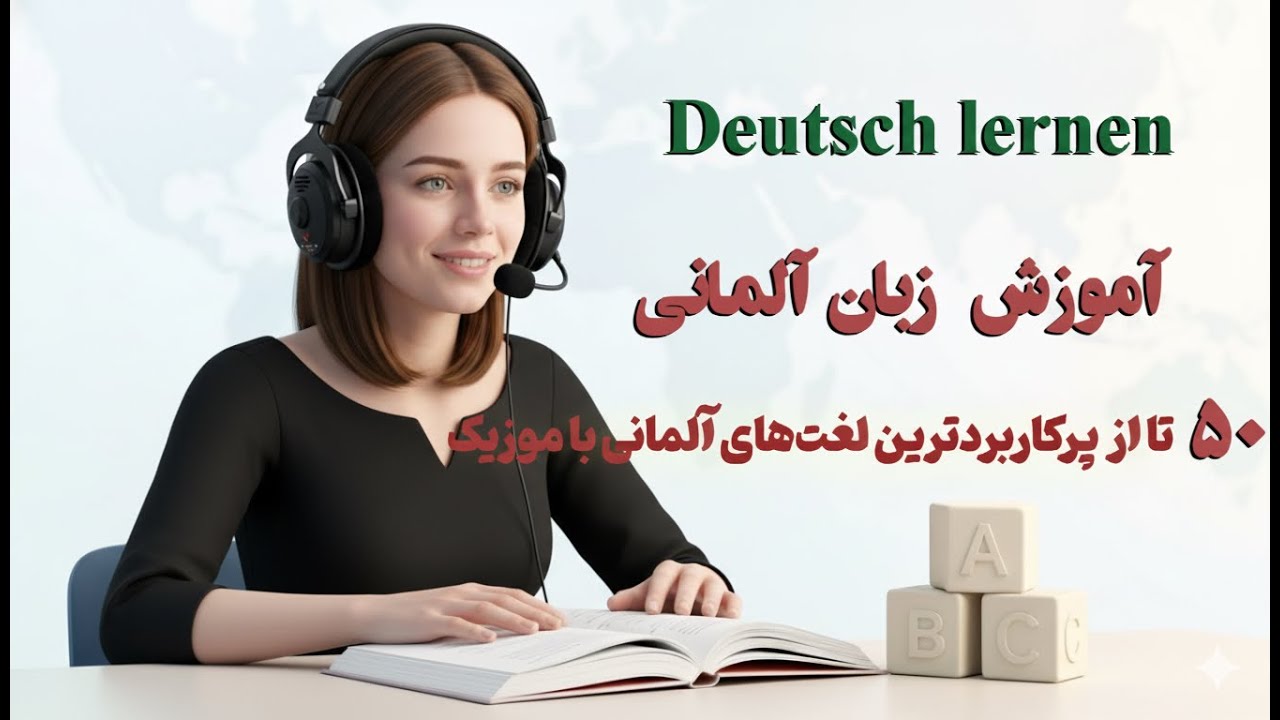 50 تا از پرکاربردترین لغت‌های آلمانی با موزیک,