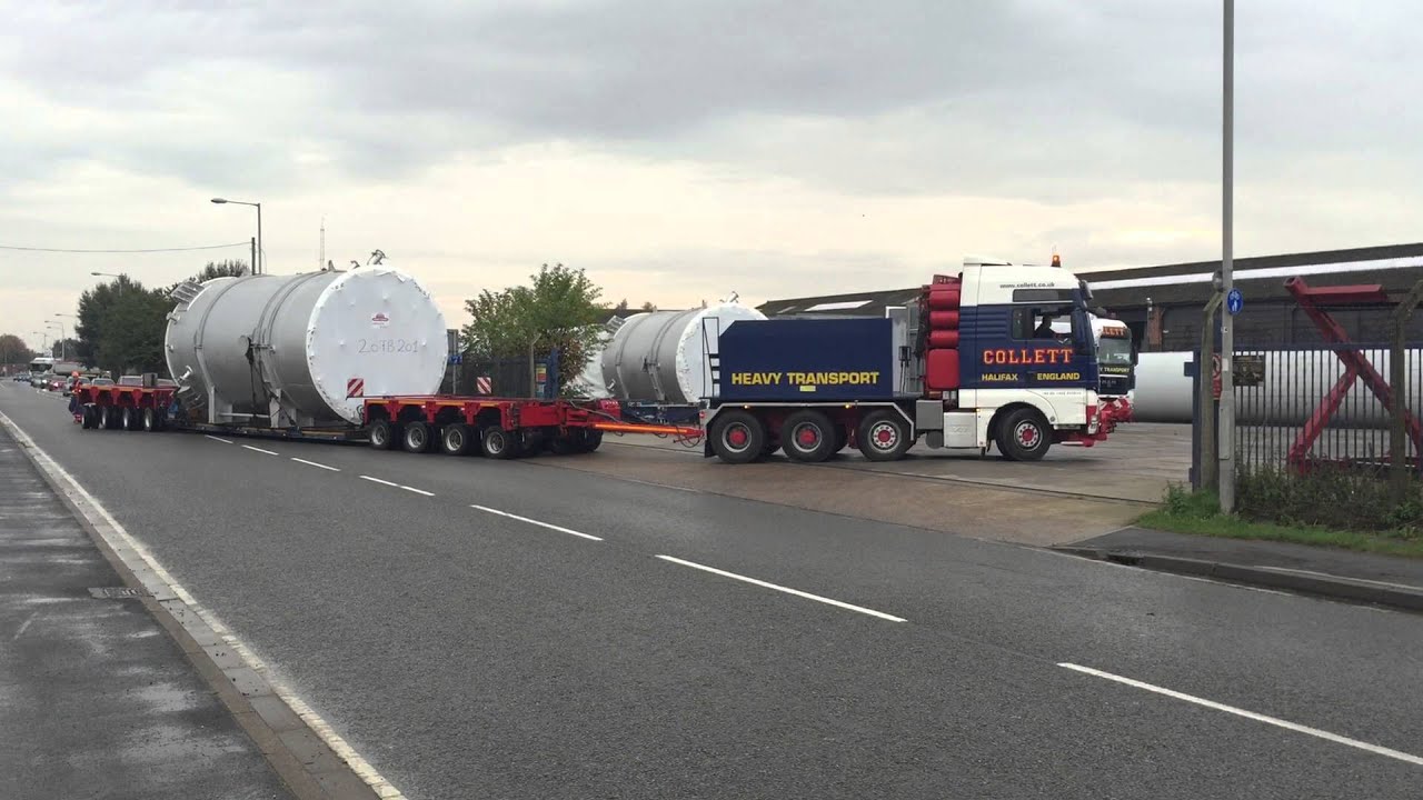 Collett & Sons moving a 88t Smoke Boiler