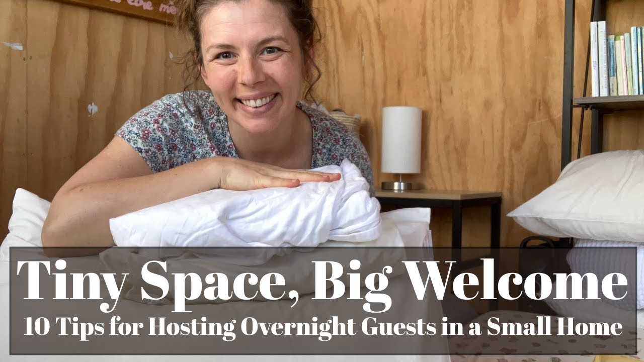10 Tips for Hosting Overnight Guests in a Small Space with Young Kids