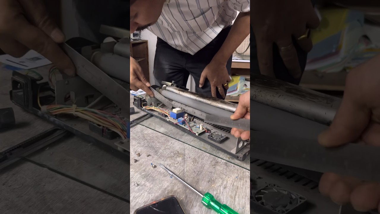 Lamination machine repairing #rolls #cleaning #small #size #leminationmachine
