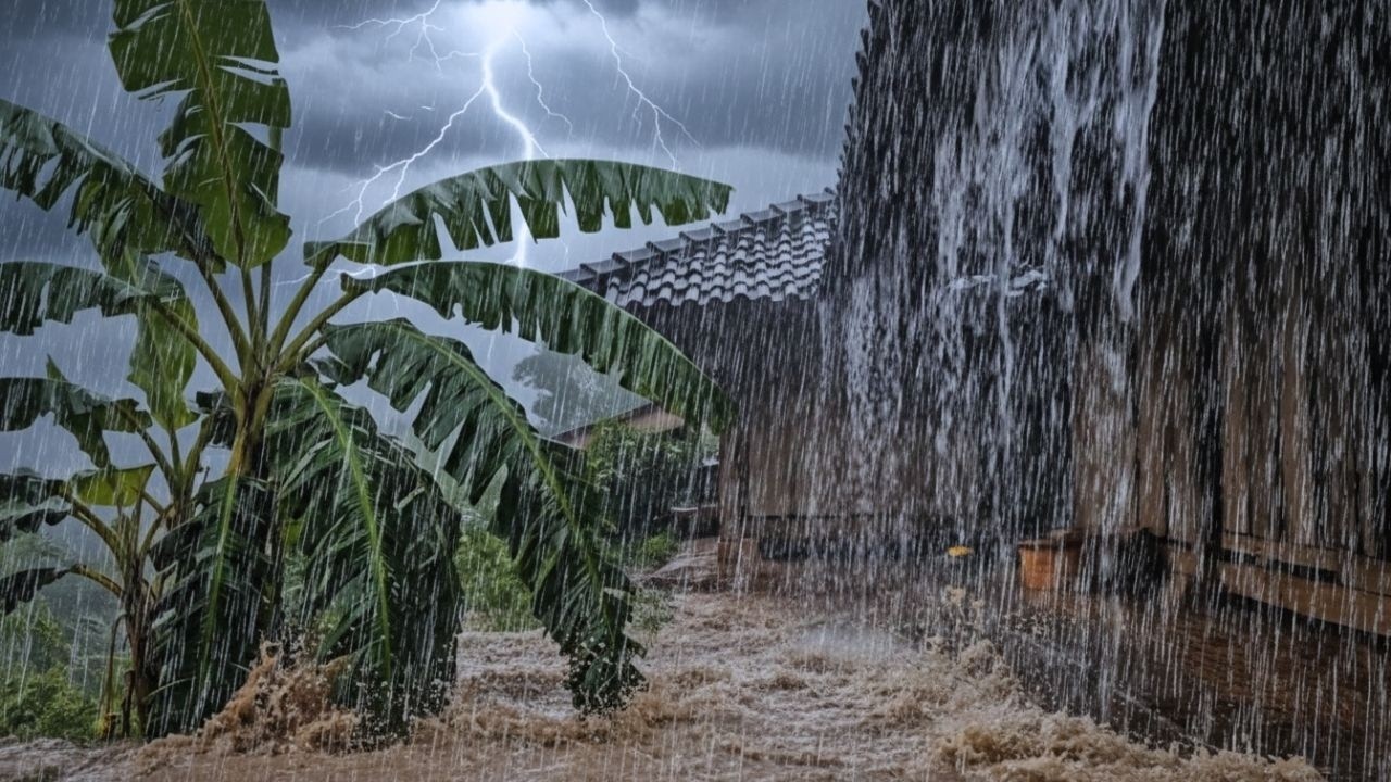Super Heavy Rain Sounds 🌧️ | Instantly Relax Your Brain and Fall Asleep Without Overthinking