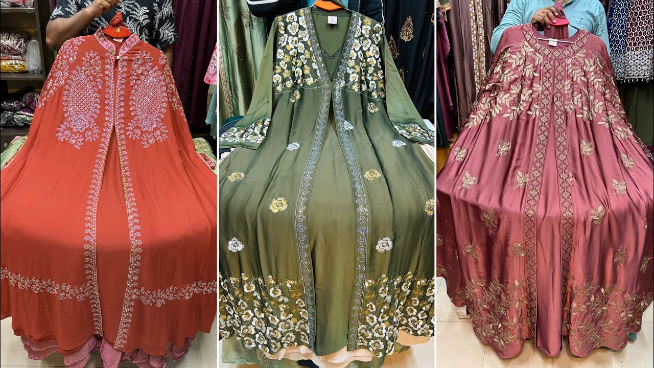 কেনাকাটার শেষ মুহূর্তে দোকান খালি করা অফার গর্জিয়াস এমব্রয়ডারি স্টোন বোরকা/আবায়া কালেকশন😱😱