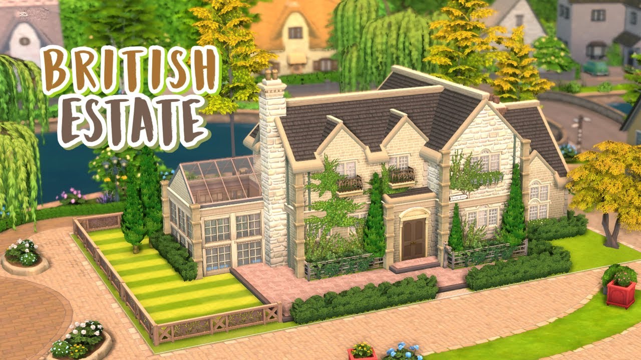 British Estate || The Sims 4 Speed Build