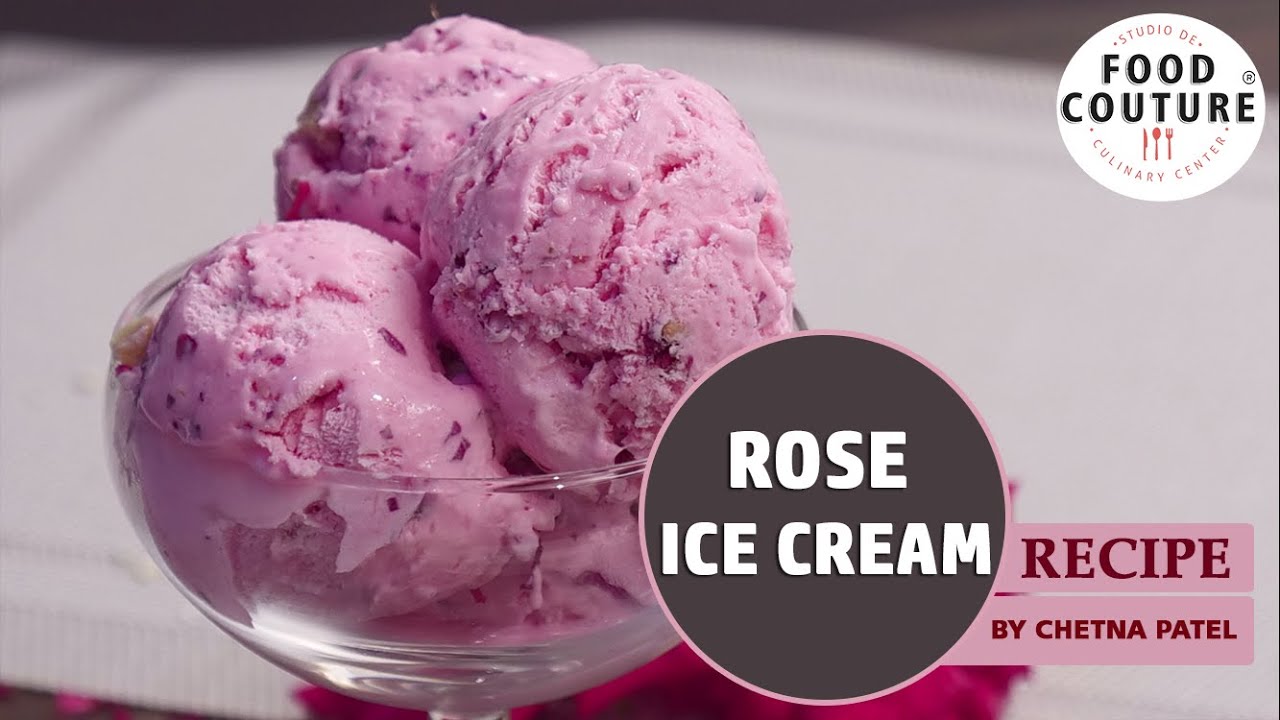 Rose Ice cream | How to make Rose Ice Cream